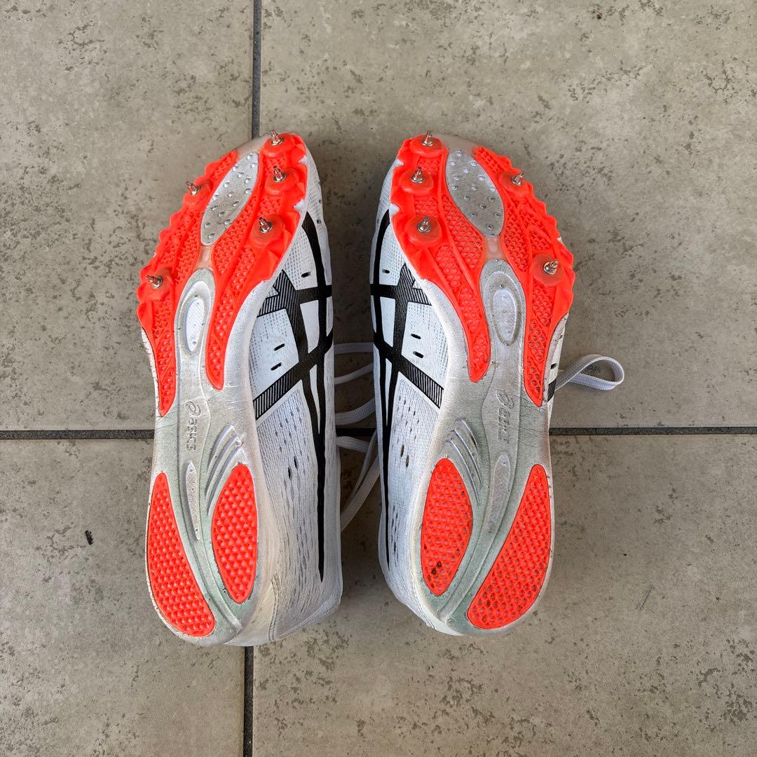 asics陸上スパイクGUN LAP 27.0センチ スパイク5mm取替用7mm