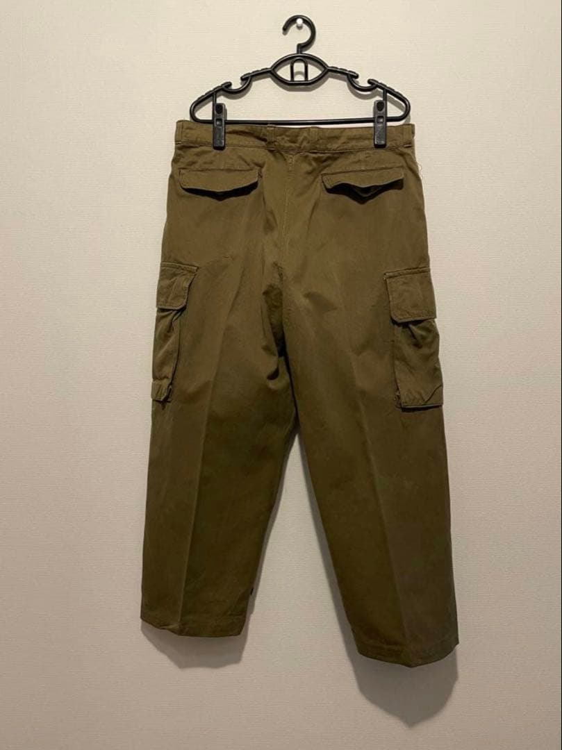 実物 フランス軍M47 後期 HBTカーゴパンツ サイズ15 ゴールデンサイズ