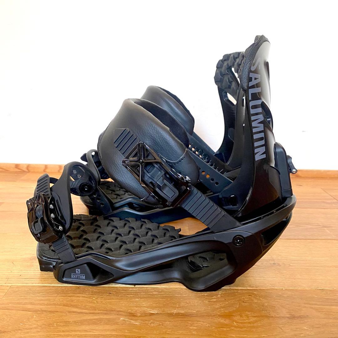 美品 SALOMON RHYTHM サイズM スノーボード ビンディング 黒