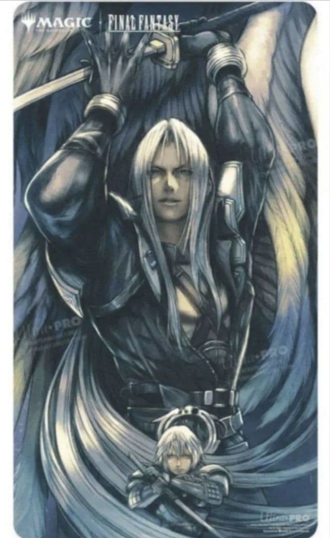 mtg 超稀少 公式サプライ セフィロス 両面 プレイマット fin