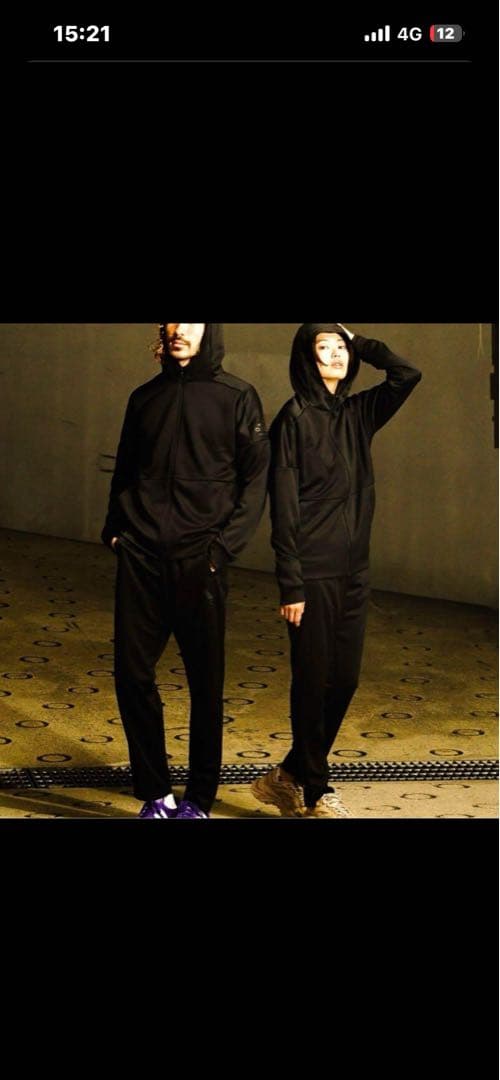 adidas /コンバットスポーツ ジャージ/上下/ブラック/M