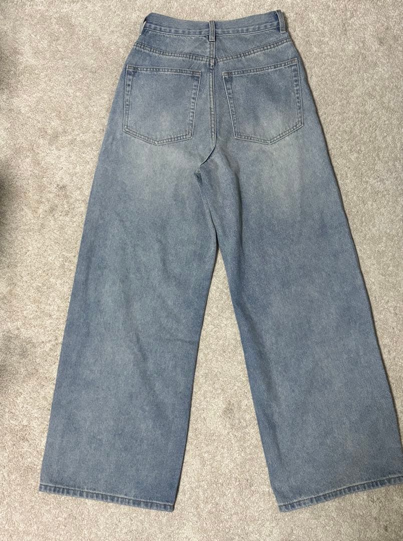 【美品】chuclla ワイドデニム