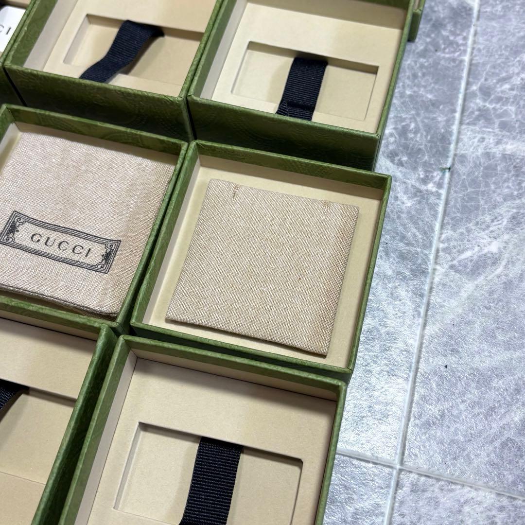 ⭐︎GUCCI⭐︎ グッチ　アクセサリー　箱　セット　まとめ売り　グリーン　6個