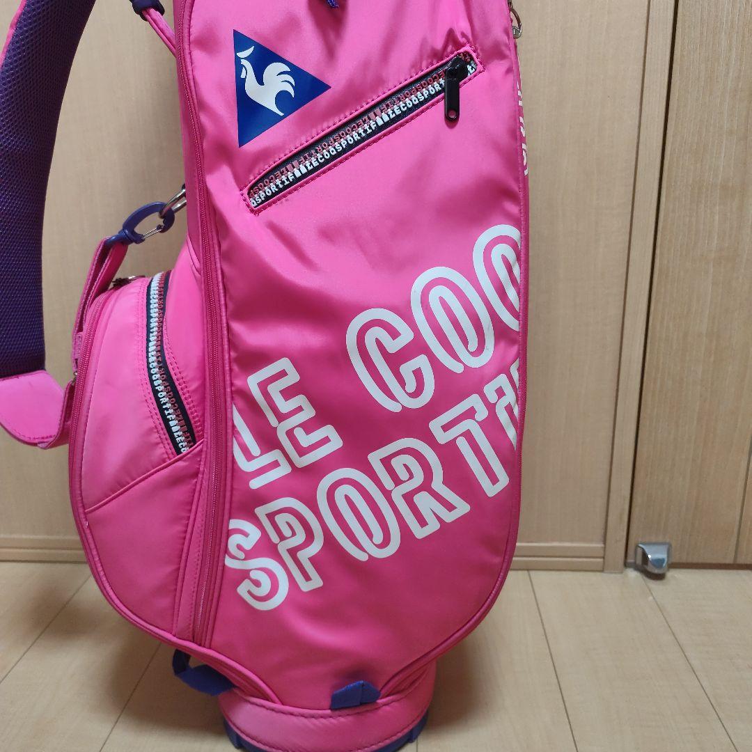 LE COQ SPORTIF レディースゴルフバッグ ピンク