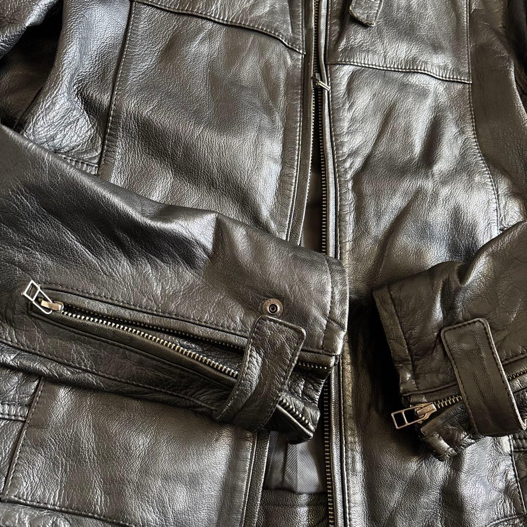 ジャケット・アウター y2k CK39 goatskin leather jacket vintage