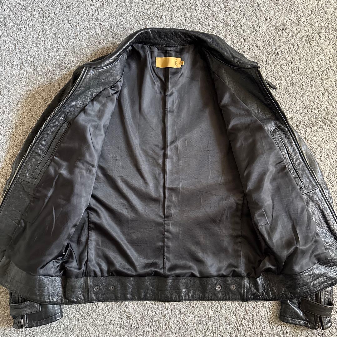 ジャケット・アウター y2k CK39 goatskin leather jacket vintage