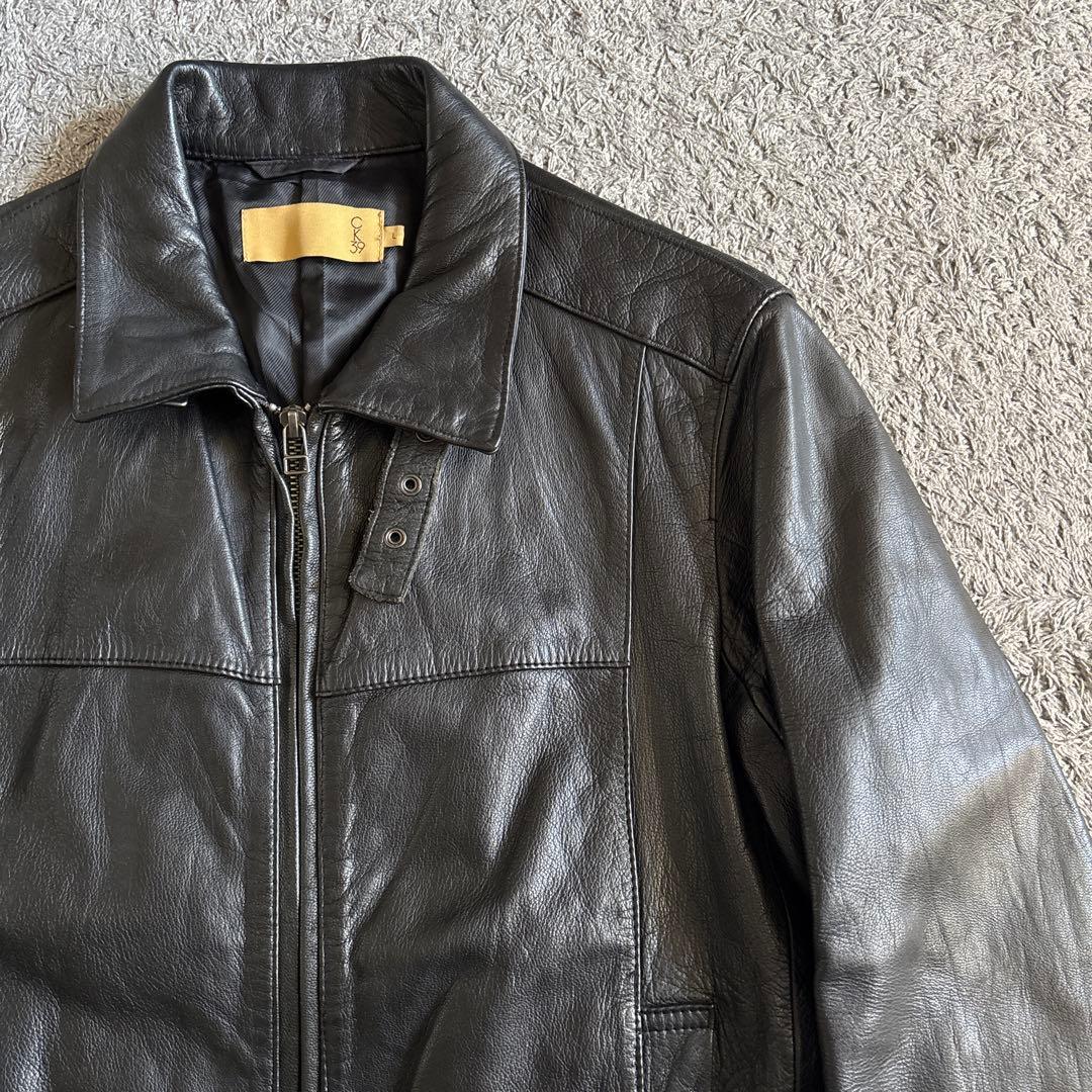 ジャケット・アウター y2k CK39 goatskin leather jacket vintage