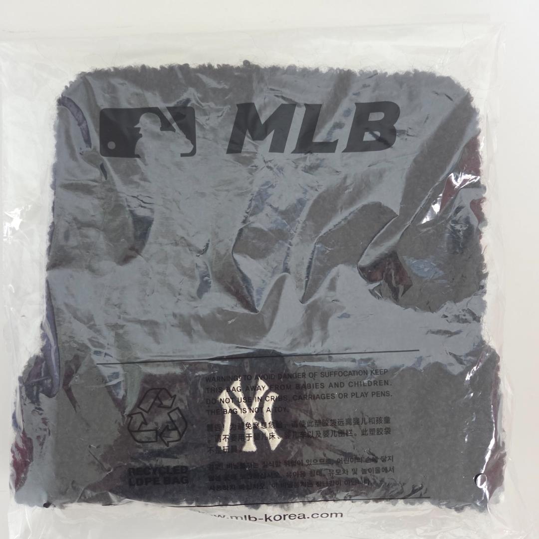 MLB Korea ブラック 黒 ビーニー 猫耳 韓国 カリナ着用 新品 ニット