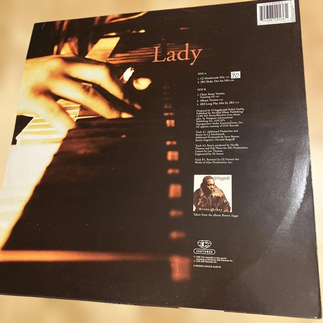 D'angelo - Lady UK盤