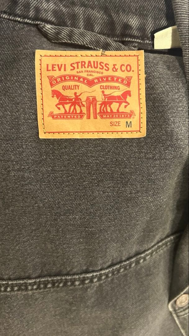 Levi's typeⅢ トラッカージャケット　ブラックM