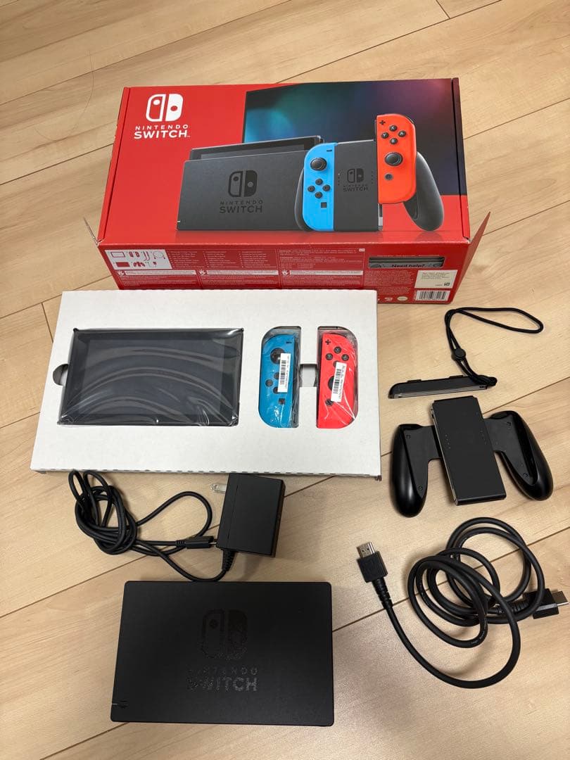 Nintendo Switch 本体 バッテリー強化版 箱あり 付属品完備