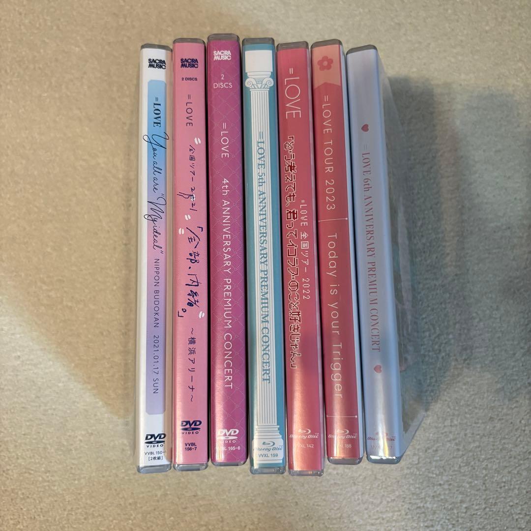＝LOVE DVD Blu-ray 7枚セット