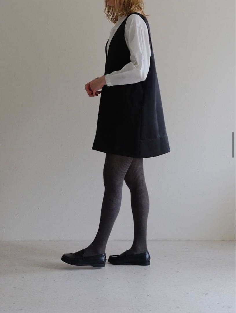 ワンピース ella_selectshop satin twill jumper skirt