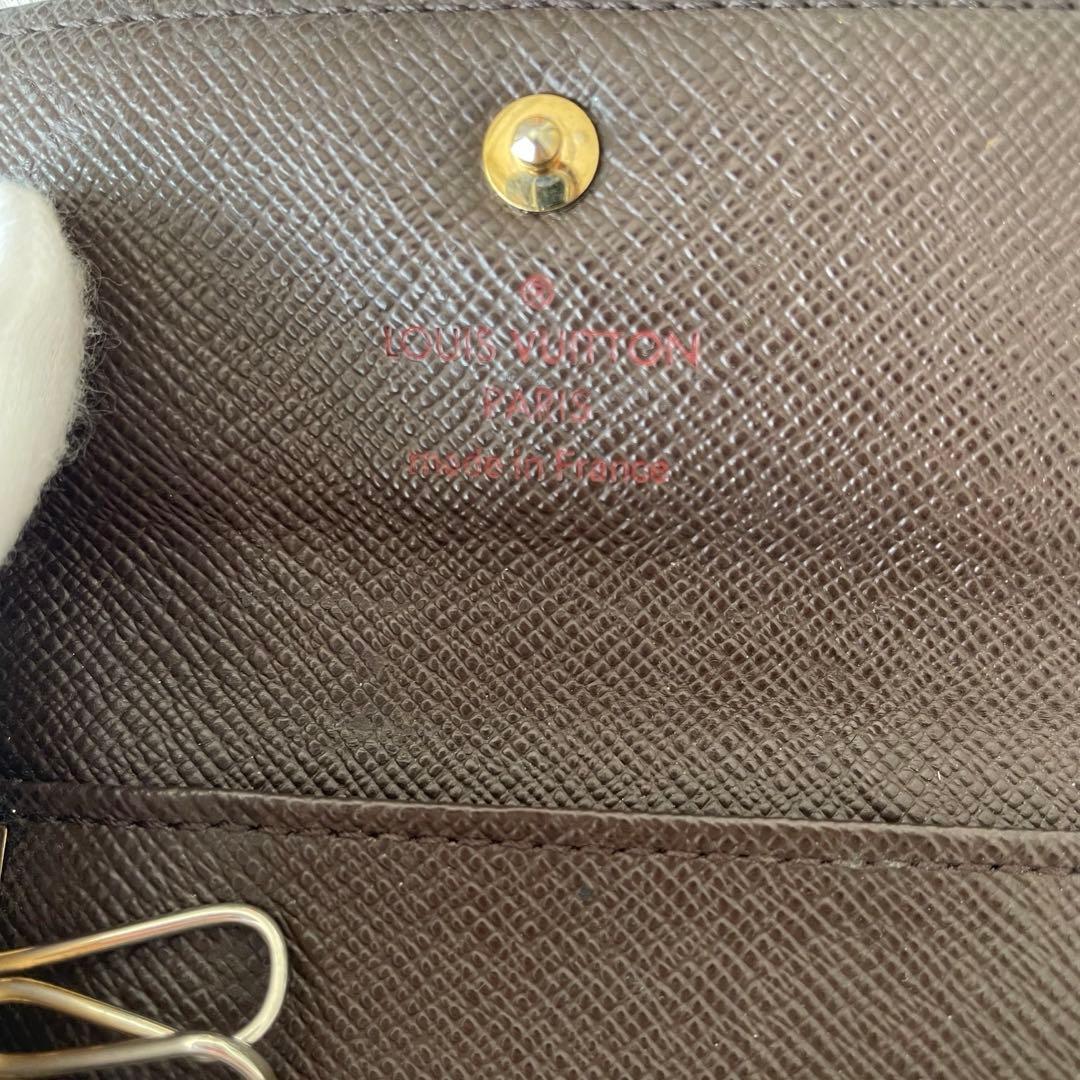 Louis Vuitton☆ダミエ・エベヌ　ミュルティクレ4　キーケース　4連