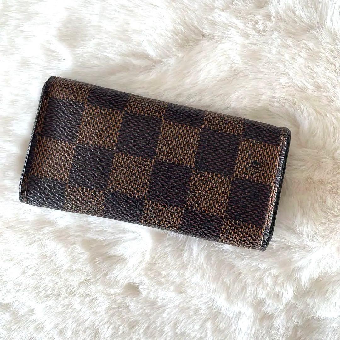 Louis Vuitton☆ダミエ・エベヌ　ミュルティクレ4　キーケース　4連