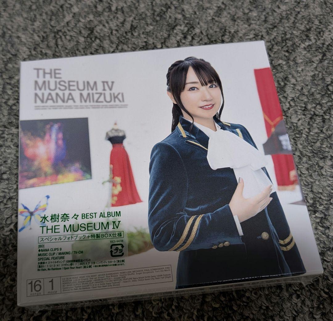 新品未開封　水樹奈々 THE MUSEUM Ⅳ 初回限定盤 CD＋Blu-ray