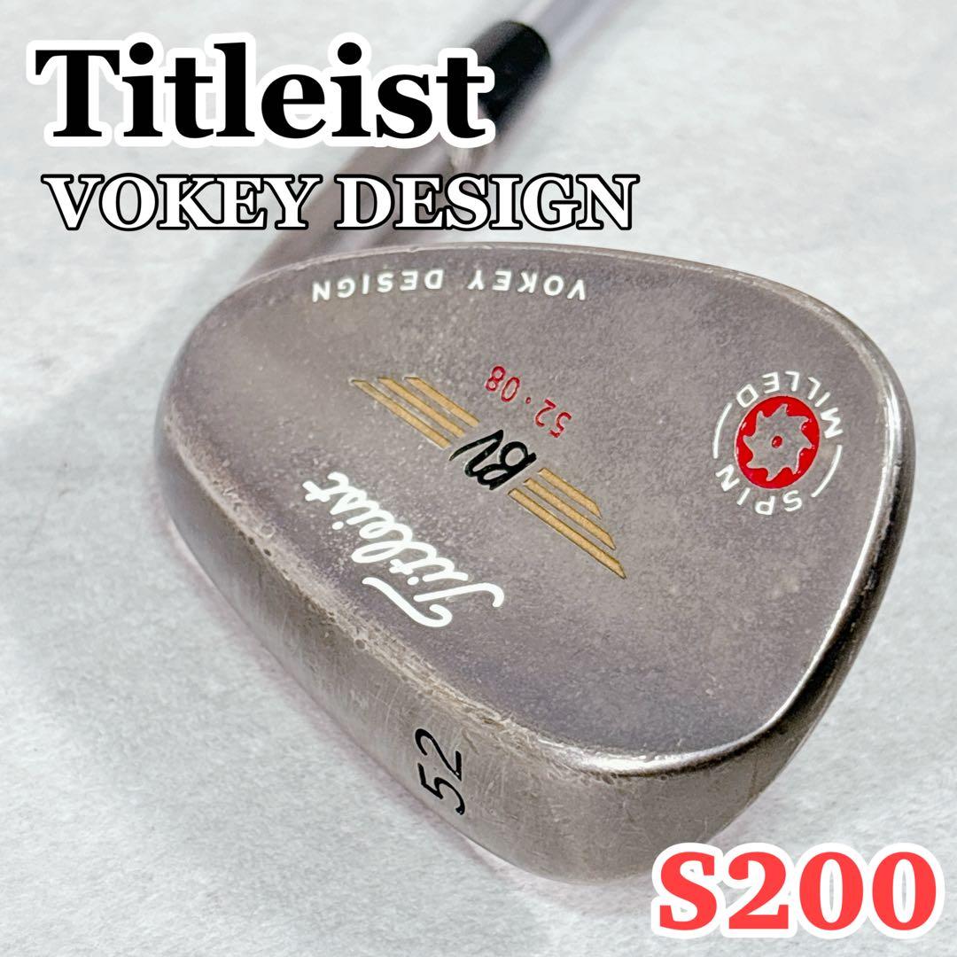 T465 タイトリスト ボーケイ 52° ウェッジ ゴルフクラブ S200