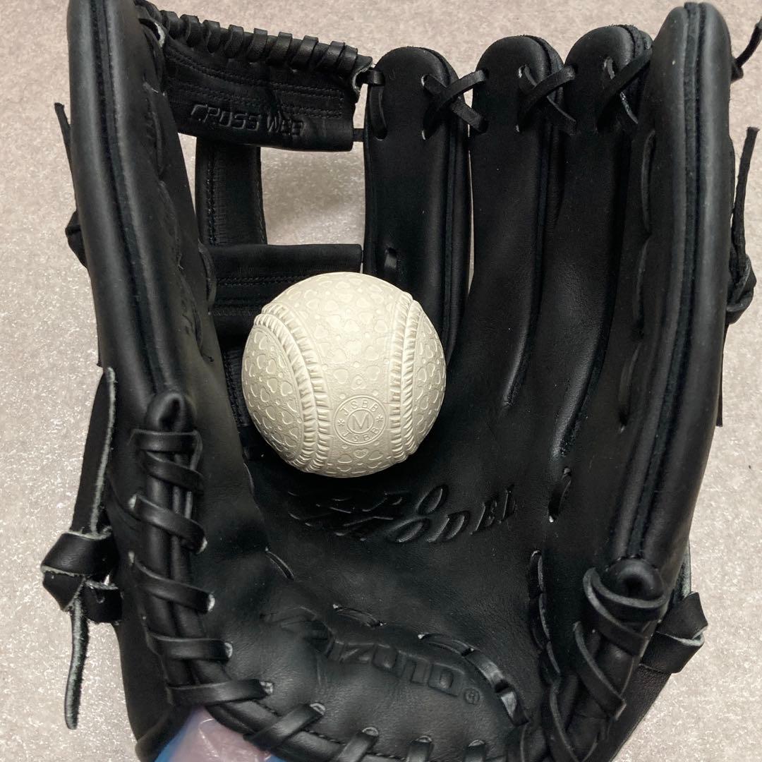 ミズノ 青ビュー 一般 大人用 軟式 野球 グローブ グラブ 状態良好品