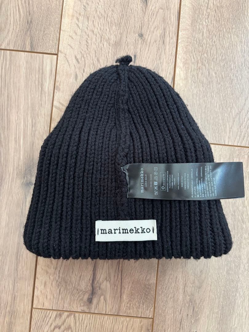 marimekko ビーニー ニットキャップ ウニッコ Ludia Solid