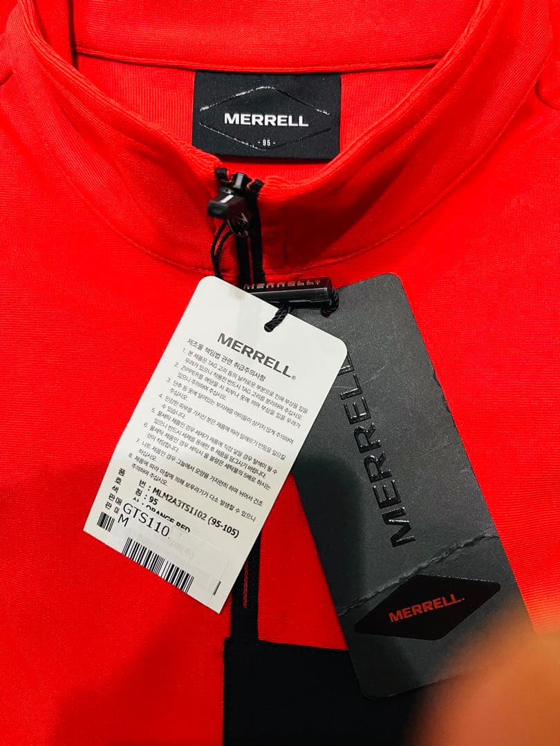 新品 定価14,300円MERRELL ハーフジップ トレーナー M