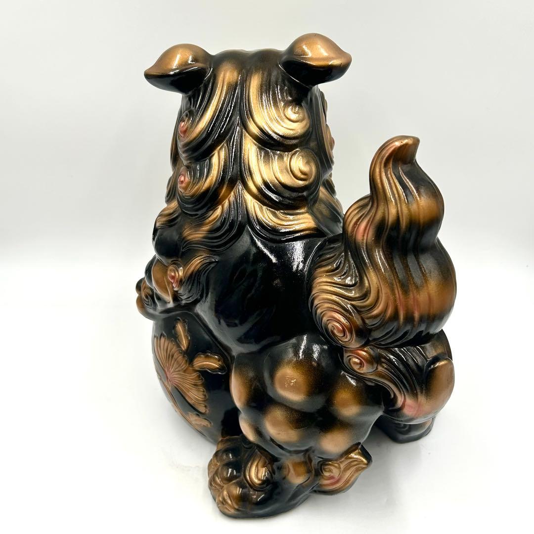 九谷焼 玉乗り獅子 陶器 工芸品 狛犬 開運 縁起物 魔除け