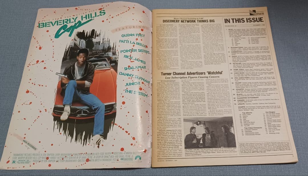 Billboard U.S.A magazine Dec.1,1984 レア