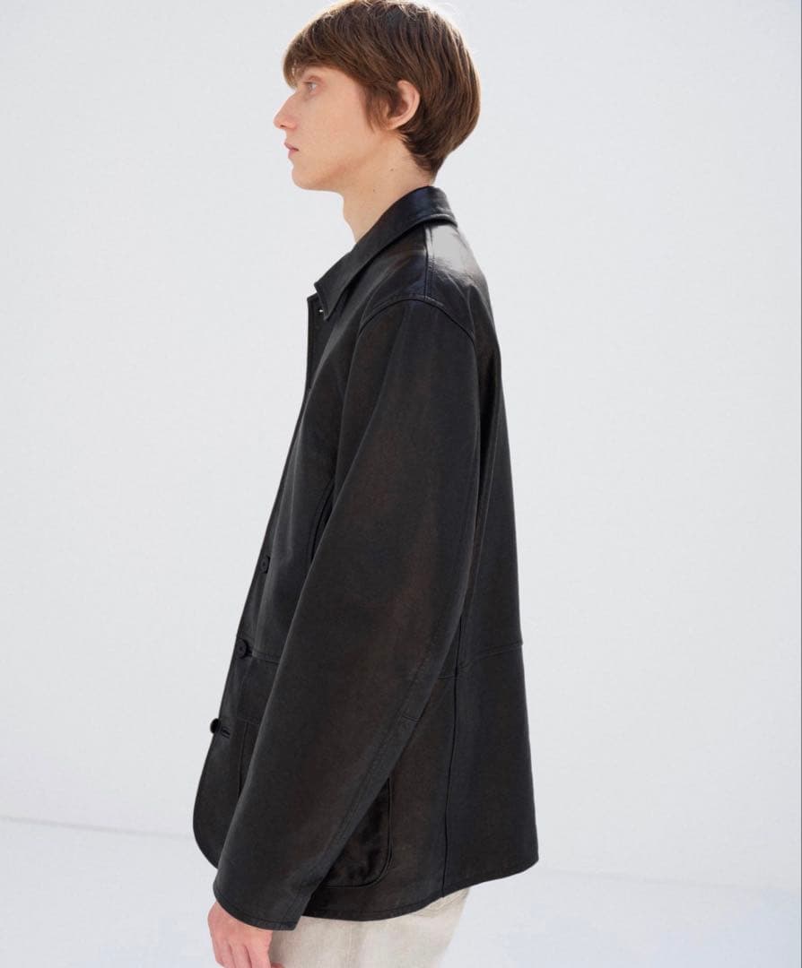 【デュオ】TEXTURED LAMB LEATHER BLOUSON 4