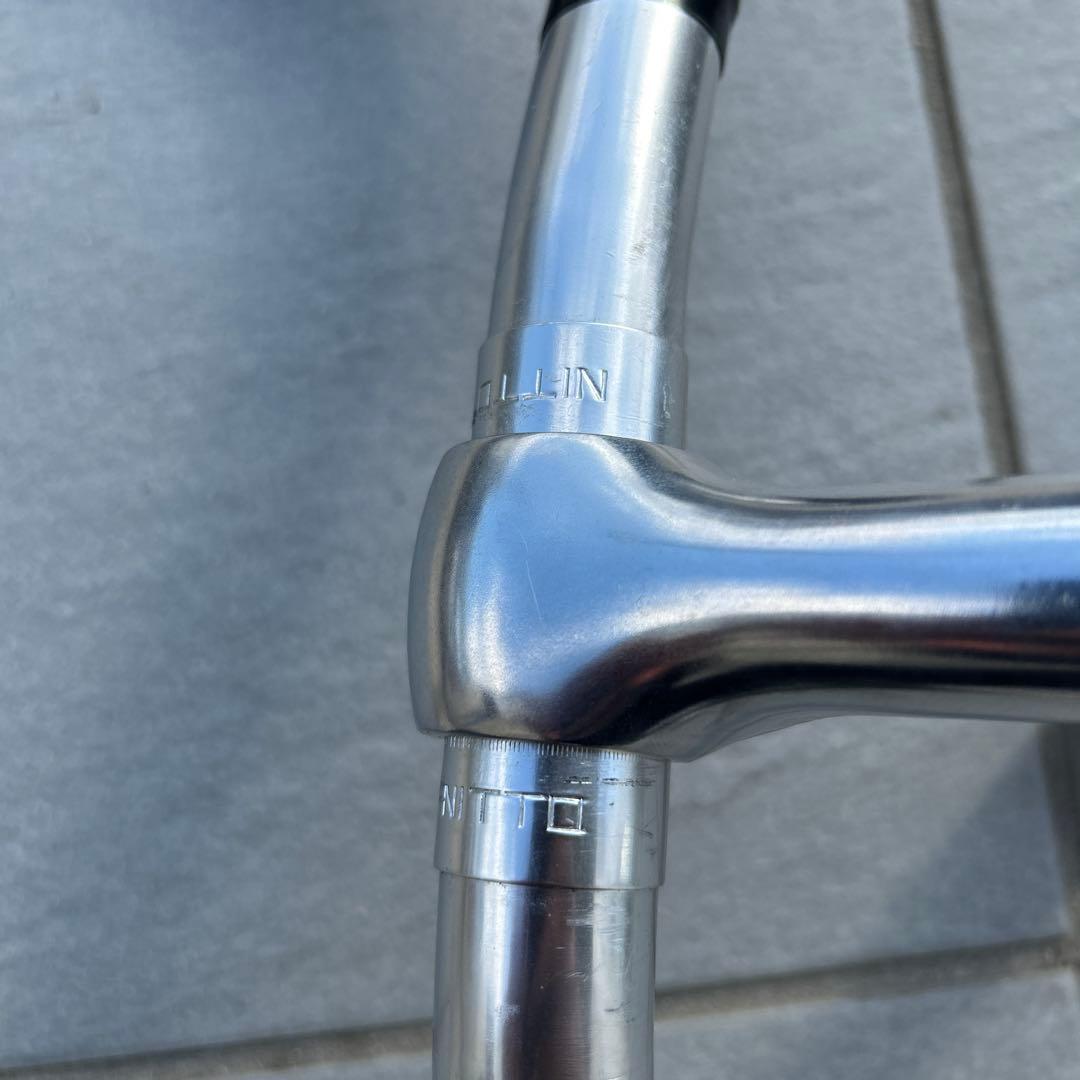 NITTO ブルホーンハンドル、ステムセット