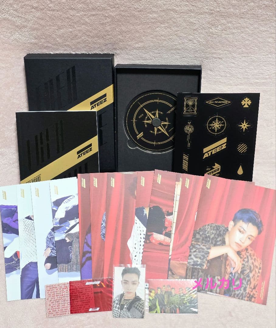 ATEEZ treasure all to action トレカ アルバムcd
