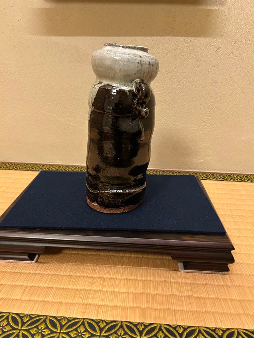蓮見重義作　朝鮮唐津花入