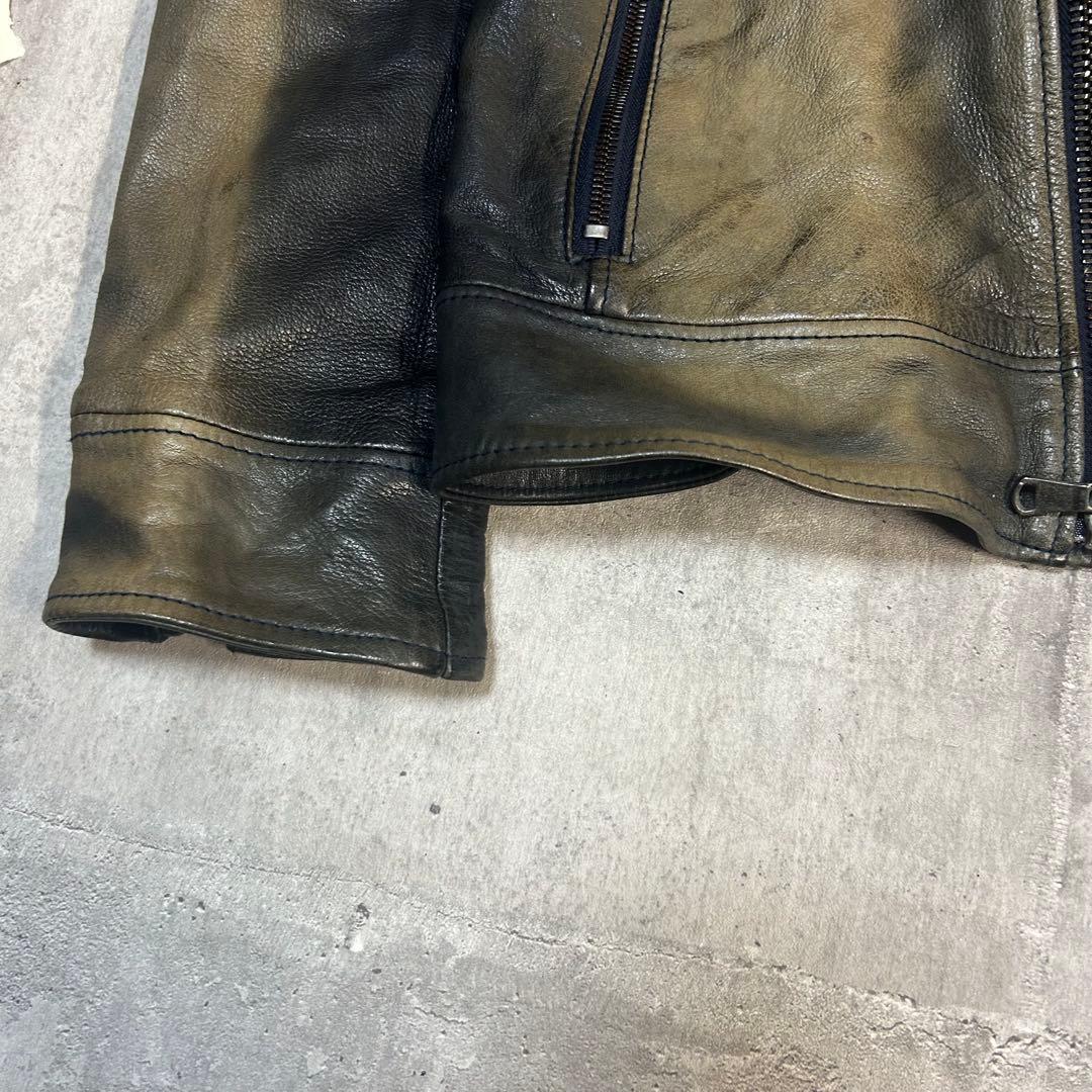 ジャケット・アウター 03aw jun hashimoto Double Leather Riders