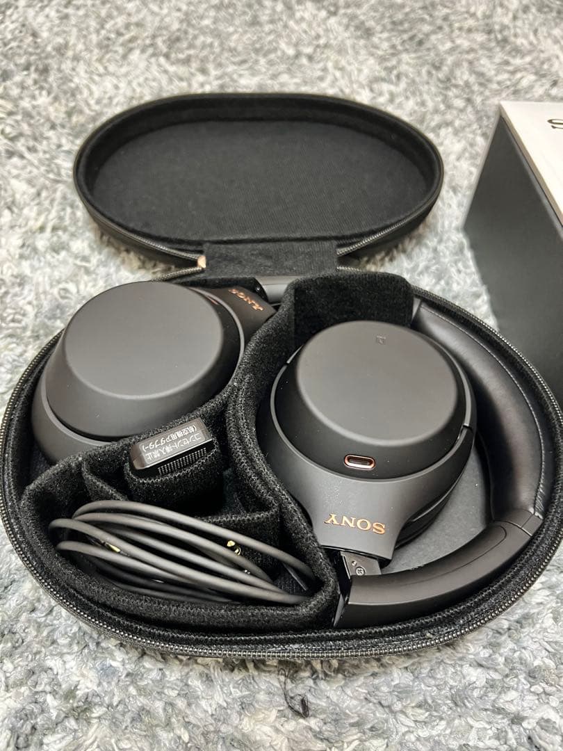 SONY WH-1000XM4 ブラック ワイヤレスヘッドホン ノイキャン