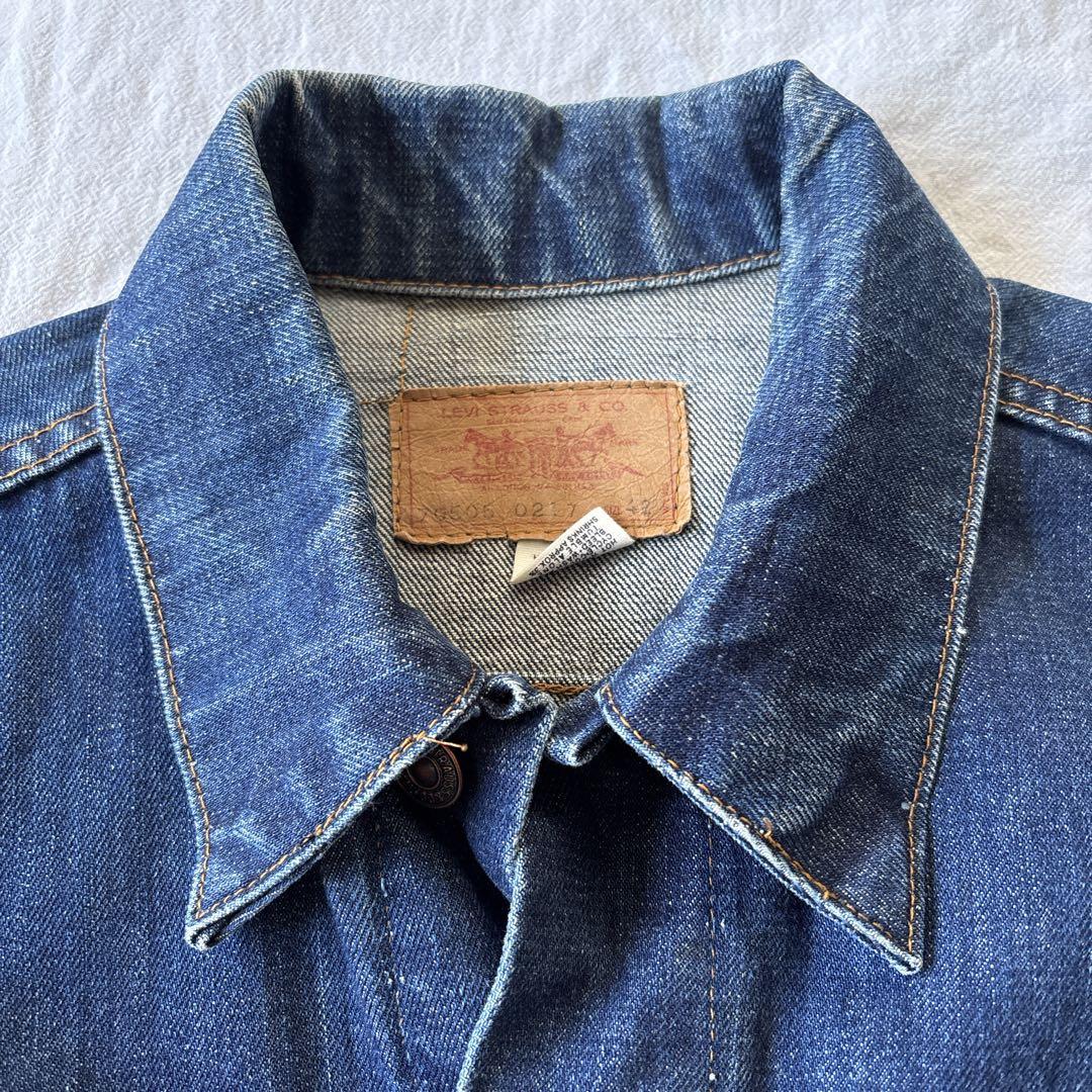 Levi's 70505 デニムジャケット　濃紺　66前期　ケアタグ