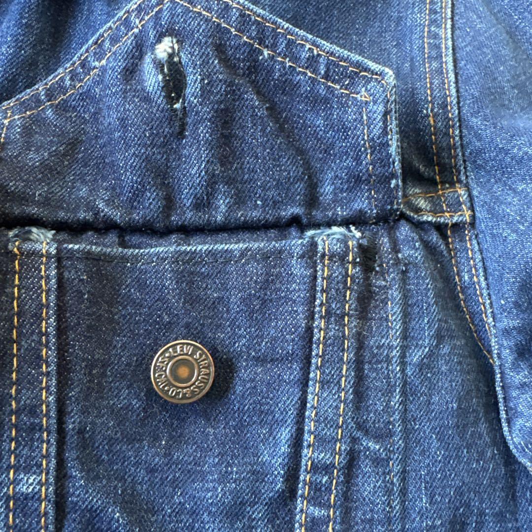 Levi's 70505 デニムジャケット　濃紺　66前期　ケアタグ