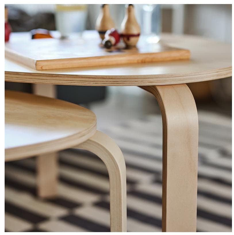 IKEA SVALSTA スヴァルスタ ネストテーブル2点セット