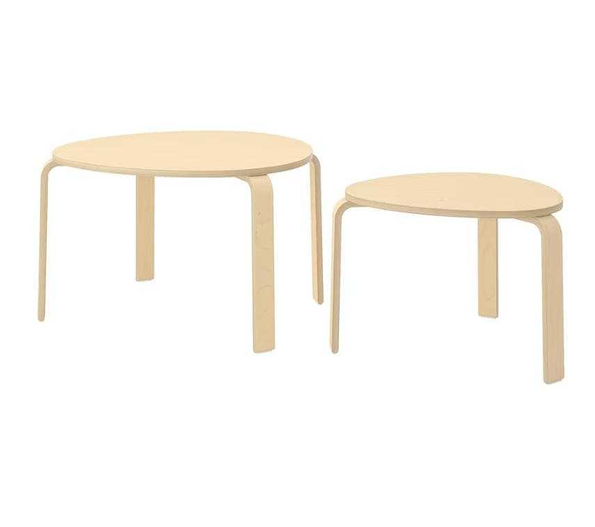 IKEA SVALSTA スヴァルスタ ネストテーブル2点セット
