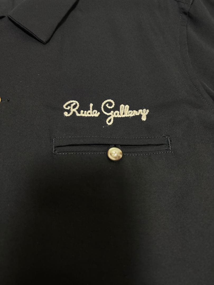 RUDE GALLERY ルードギャラリー ボーリングシャツ　スカル