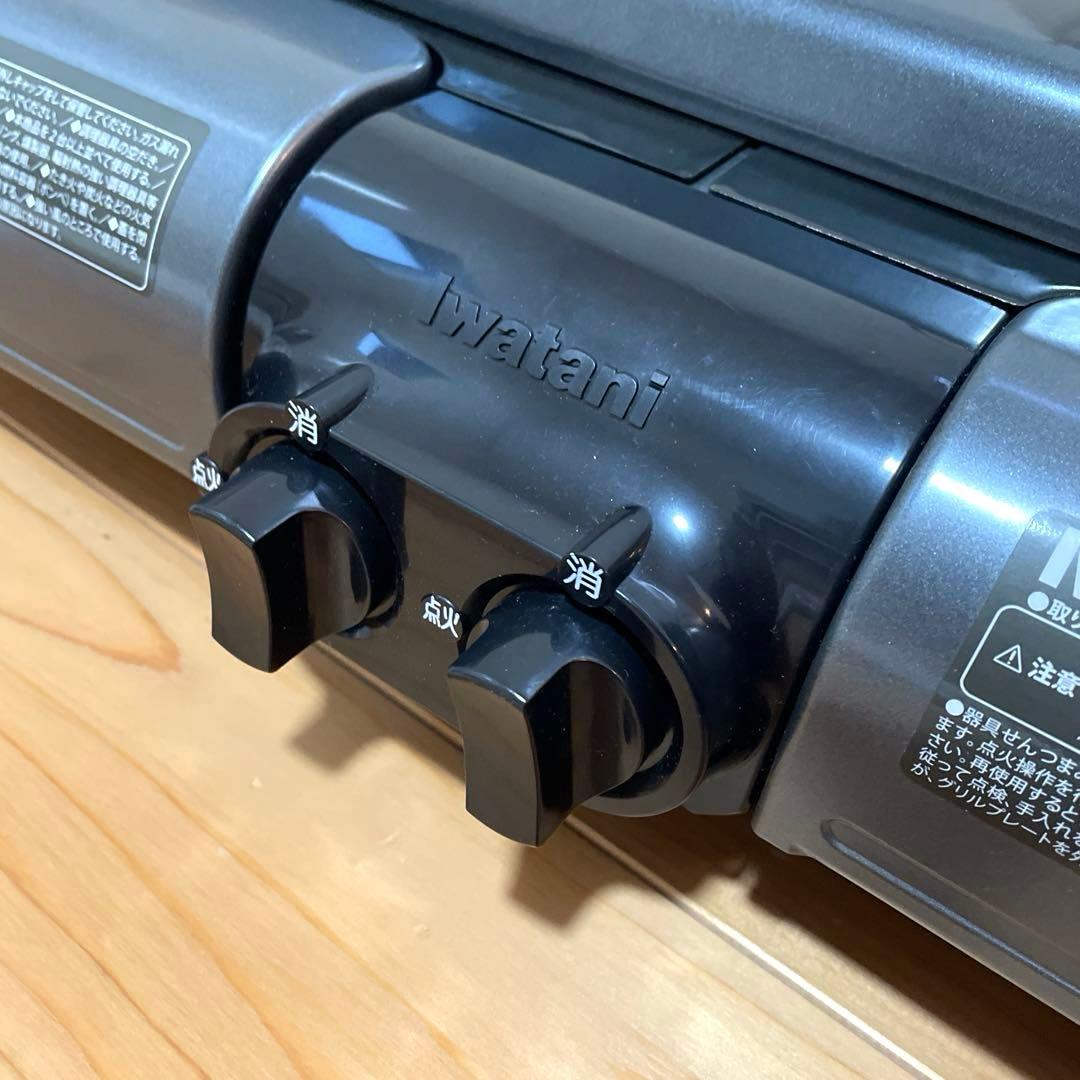 【美品】　イワタニ　テーブルトップBBQグリル　フラットツイングリル