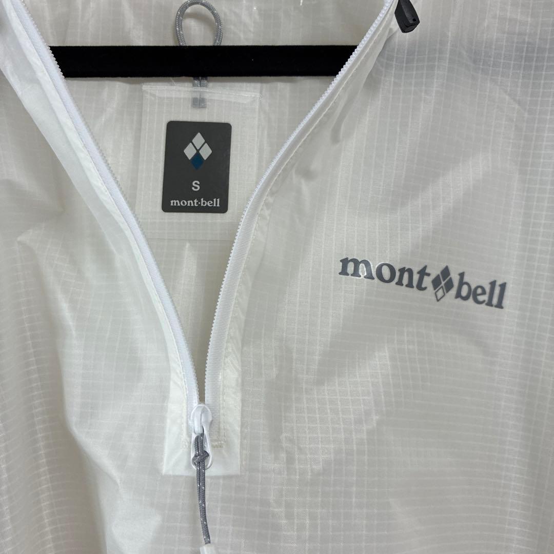 【30%OFF】mont-bellモンベル　レインポンチョ ホワイト S