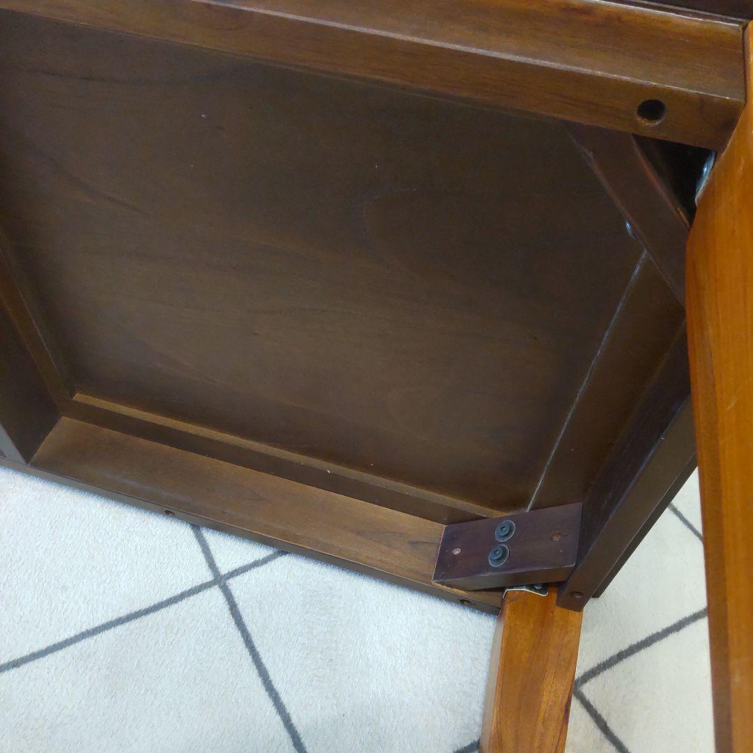 天然木アカシ材 ヘリンボーン センターテーブル 東谷 ローテーブル