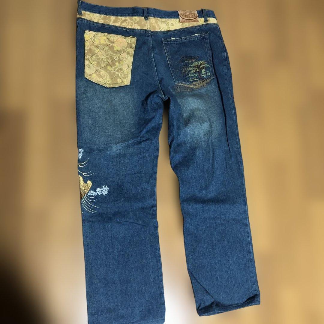和柄ジーンズまとめ売り　３本
