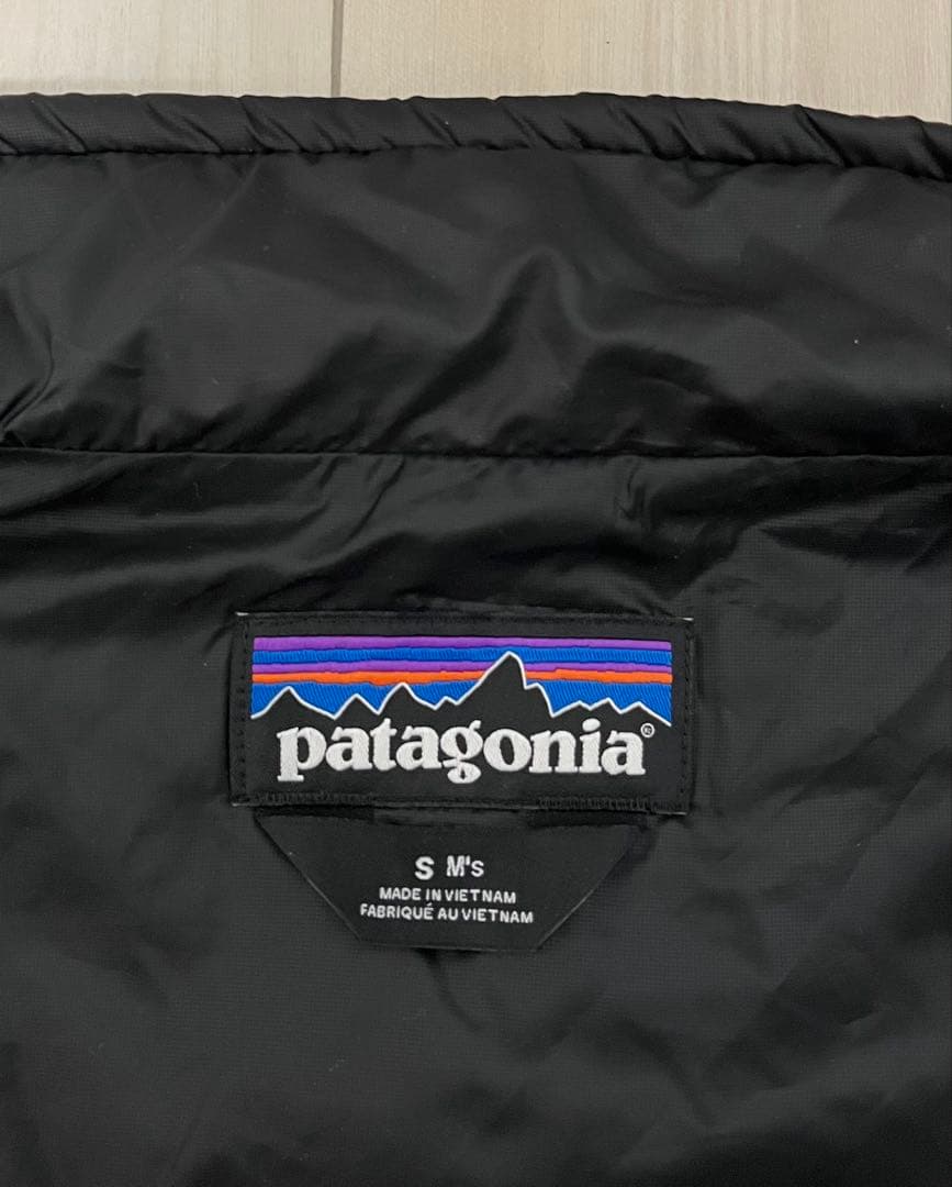 パタゴニア メンズ ナノパフベスト Sサイズ ブラック 23年秋冬 中古美品