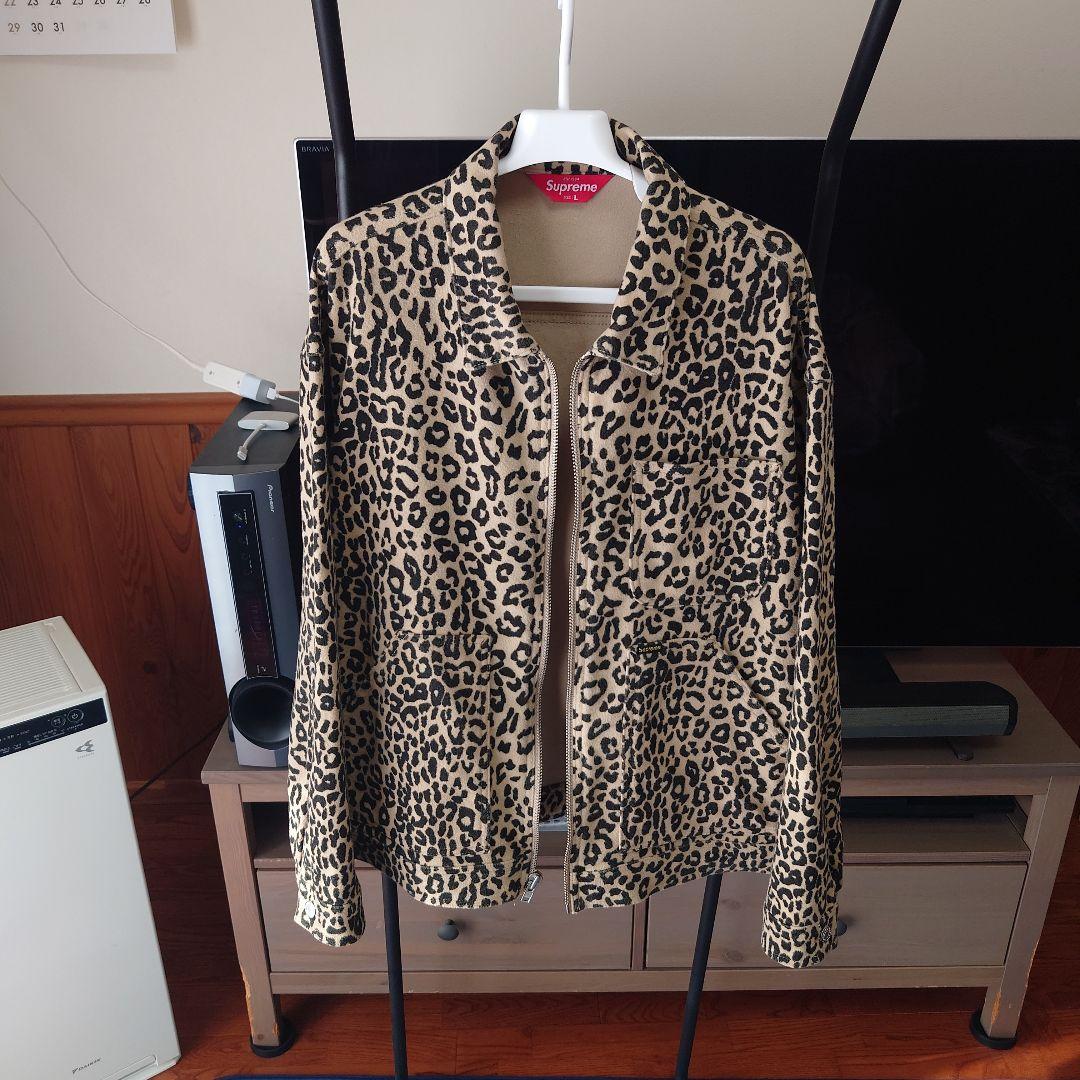 ジャケット・アウター Supreme Moleskin Work Jacket Leopard