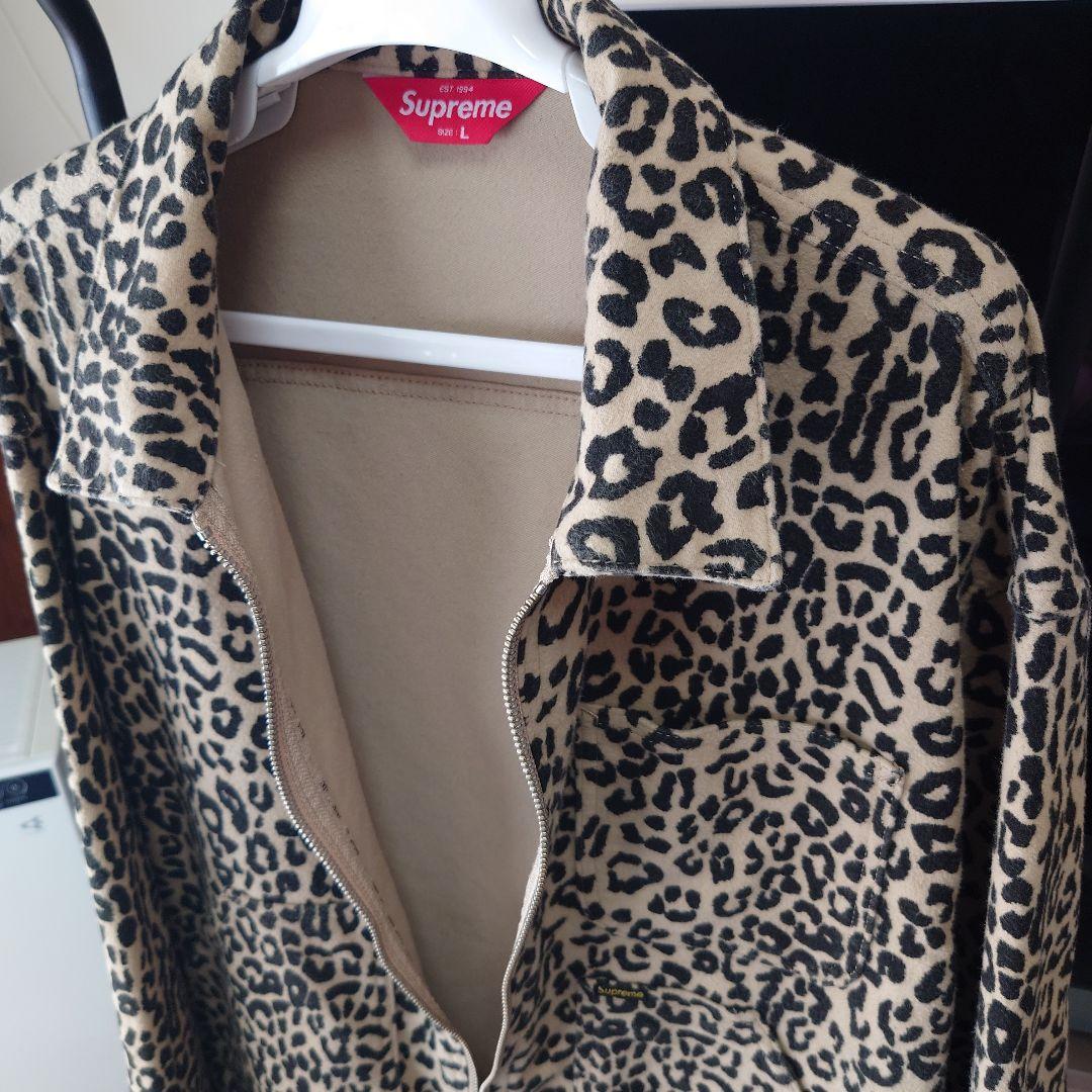 ジャケット・アウター Supreme Moleskin Work Jacket Leopard