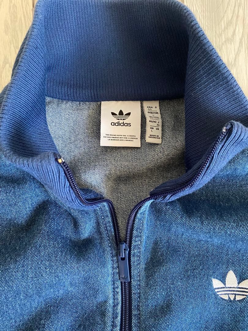 adidas アディカラー デニム ファイヤーバード トラックトップ　XL