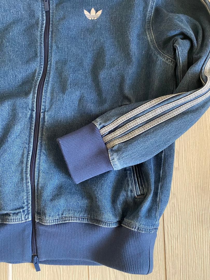 adidas アディカラー デニム ファイヤーバード トラックトップ　XL