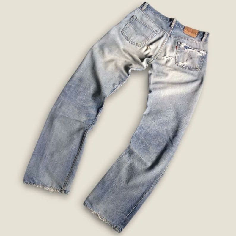乙*。様 激レア Levi's501 USA ボタン裏8 W33 希少 ヴィンテ