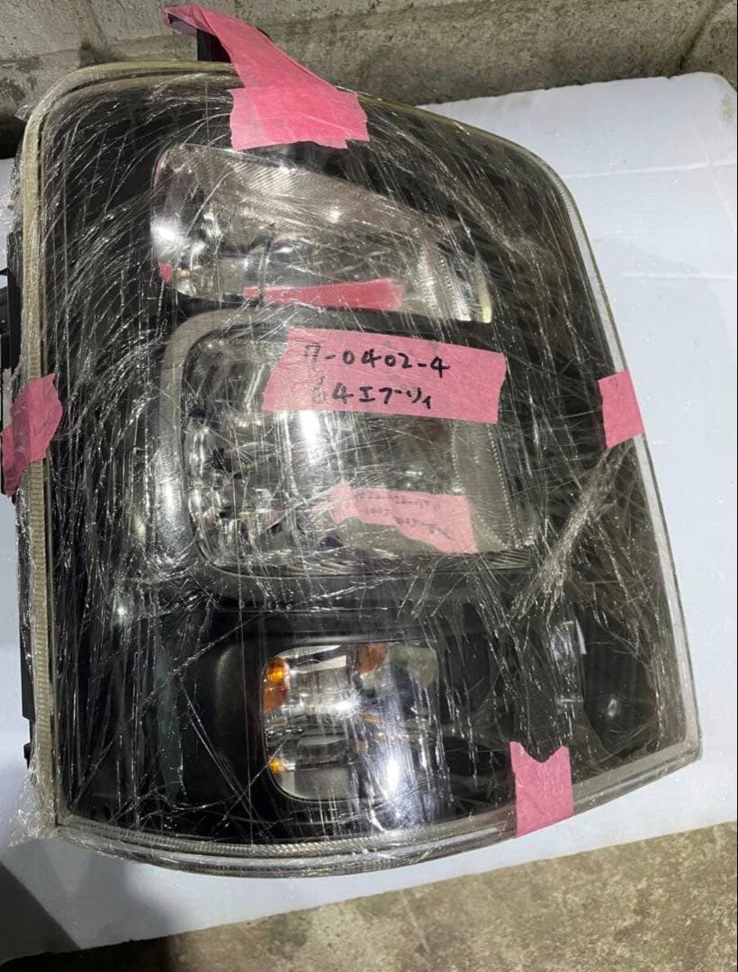 スズキ エブリィ DA64W 後期 HID ヘッドライト インナーブラック 左右