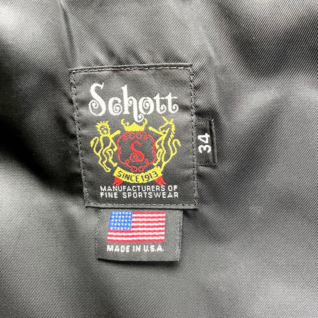 ◆美品/現行◆ SCHOTT シングルライダース レザージャケット 103us