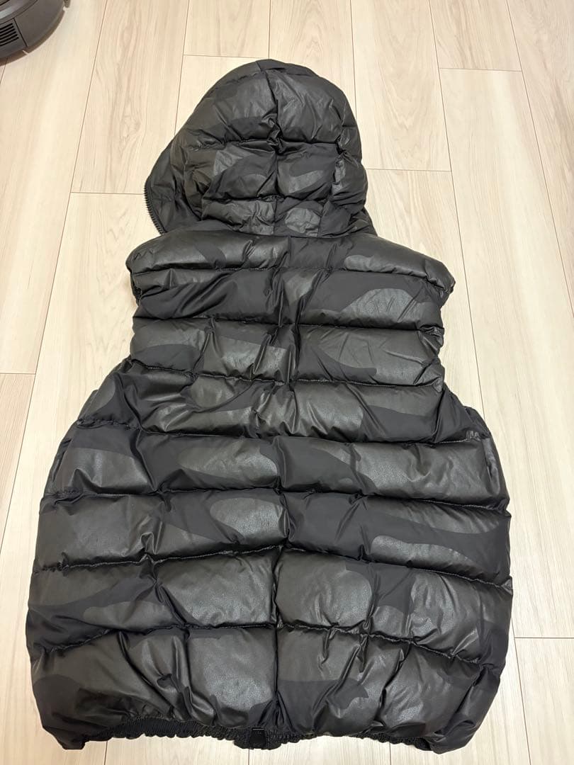 【美品】HYDROGEN DUVETICA/ブラックダウンベスト/サイズ50